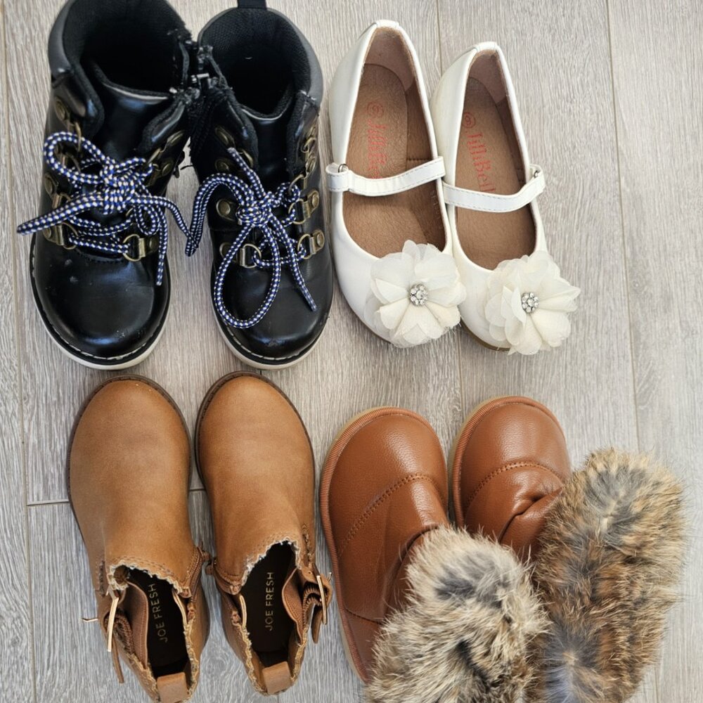 Size 6 Girls Shoe / Boot Bundle - 4 Pairs